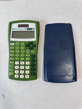 Texas Instruments TI-30XIIS Scientific‎ Calculator Lime Green with Blue Cover